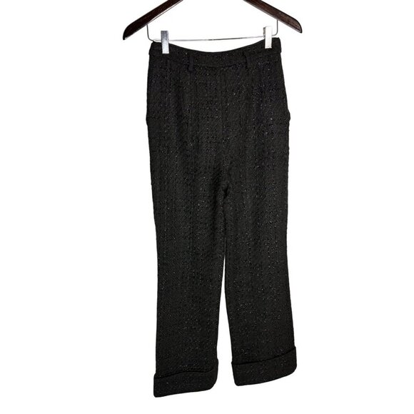 Assignment Devon Black Tweed Pant-sz XS - Picture 5 of 12
